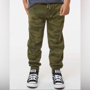Kids' Camo Pull-On Joggers in Olive